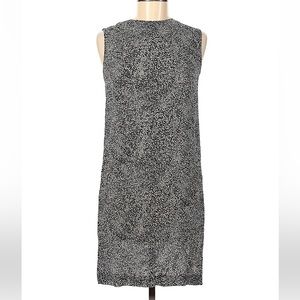 Calvin Klein black and white print dress